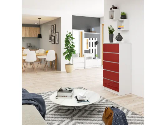 KOMODA K60 5SZ CLP PK CZERWONY POŁYSK