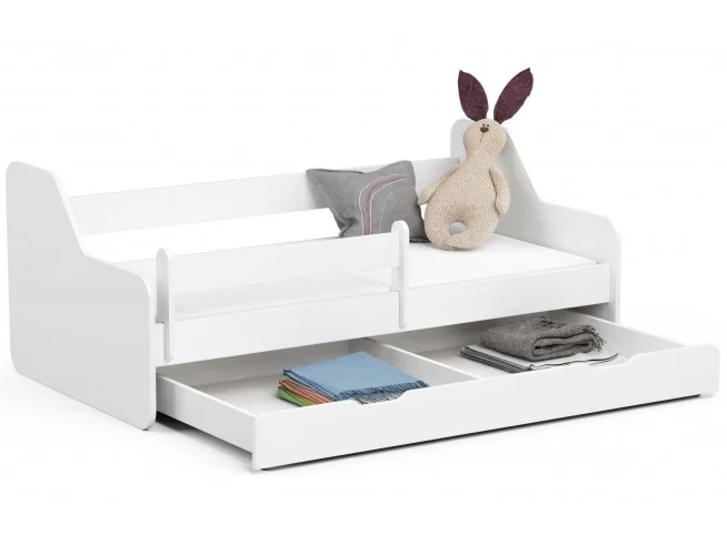 Łóżko dziecięce ACTIV 160x80 Białe + Materac