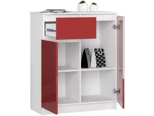 KOMODA K80 2D 1SZ CLP PK CZERWONY POŁYSK