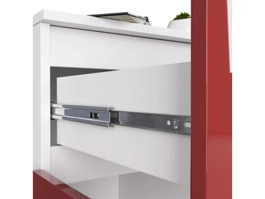 KOMODA K80 2D 1SZ CLP PK CZERWONY POŁYSK