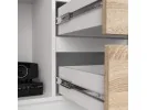 REGAŁ BIUROWY R 80 cm CLP R11 PK BIAŁY / SONOMA