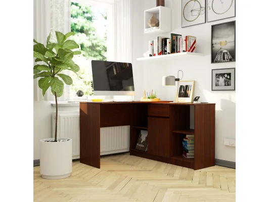 ZESTAW CLP B-17 KOMODA + BIURKO WENGE