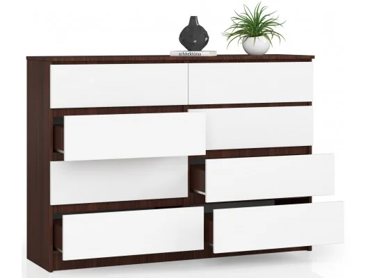 Zobacz KOMODA K140 8SZ CLP VENGE / BIAŁA KOMODA K140 8SZ CLP VENGE / BIAŁA