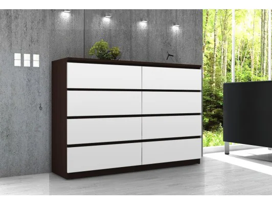 KOMODA K140 8SZ CLP VENGE / BIAŁA