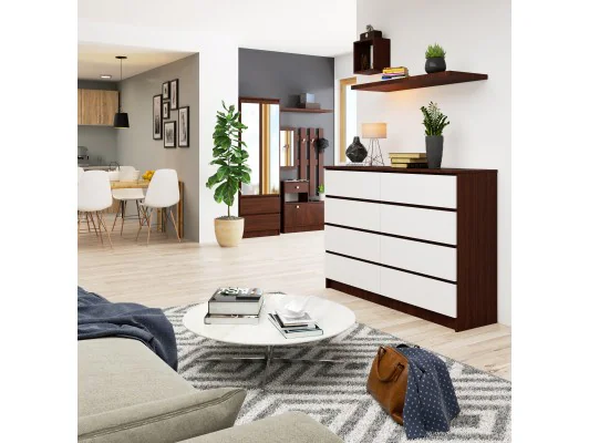 KOMODA K140 8SZ CLP VENGE / BIAŁA