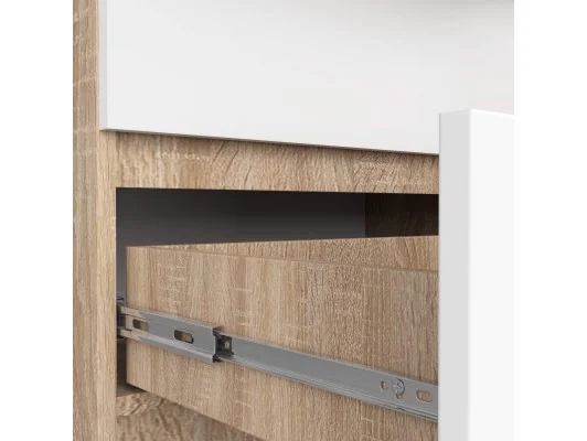 KOMODA K140 8SZ CLP PK SONOMA / BIAŁA