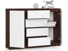 KOMODA K140 2D 4SZ CLP VENGE / BIAŁY