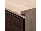 KOMODA K140 2D 4SZ CLP DĄB SONOMA / WENGE