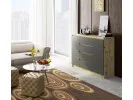 KOMODA K140 2D 4SZ CLP DĄB ARTISAN / SZARY