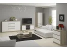 SZAFA STAR S 60 cm 2 DRZWI 2 SZUFLADY PK SONOMA / BIAŁA