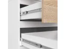 SZAFA STAR S 60 cm 2 DRZWI 2 SZUFLADY PK BIAŁA / SONOMA