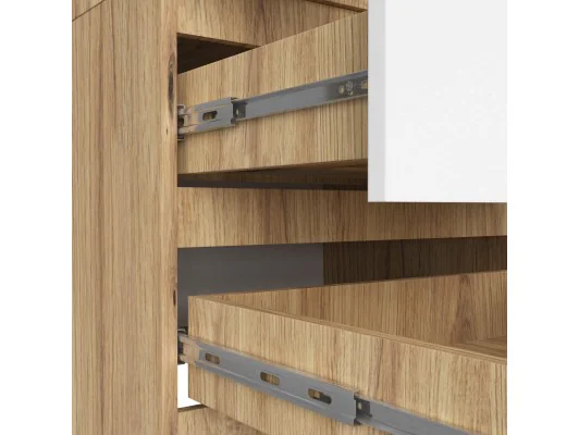 SZAFA STAR S60 2D 2SZ PK DĄB ARTISAN / BIAŁA