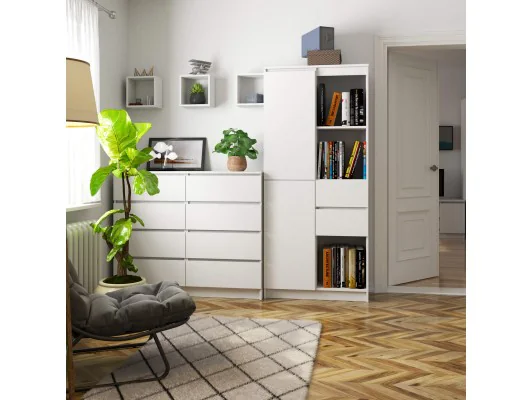 REGAŁ R15 R80 2D 2SZ CLP PK BIAŁY