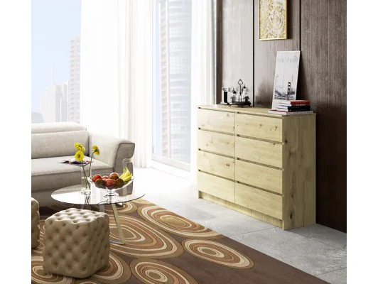 KOMODA K140 8SZ CLP DĄB ARTISAN