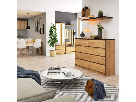 KOMODA K140 8SZ CLP DĄB CRAFT