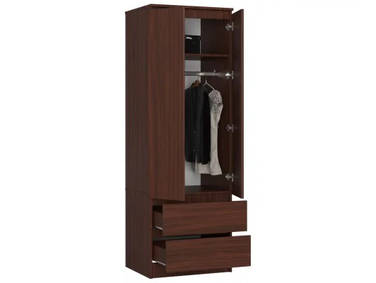 SZAFA STAR S 60 cm 2 DRZWI 2 SZUFLADY WENGE