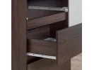 SZAFA STAR S 60 cm 2 DRZWI 2 SZUFLADY WENGE