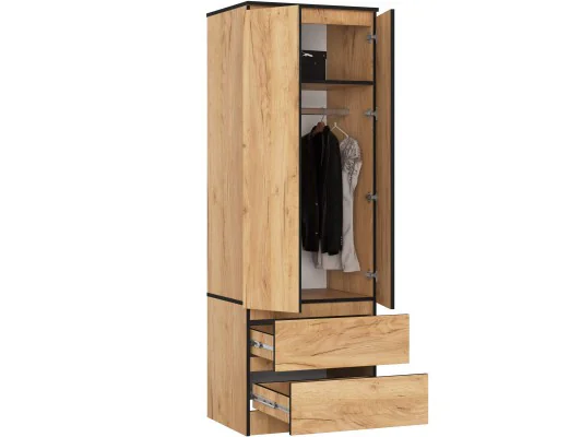 SZAFA STAR S60 2D 2SZ PK DĄB CRAFT