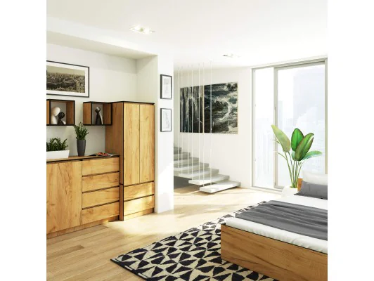 SZAFA STAR S60 2D 2SZ PK DĄB CRAFT