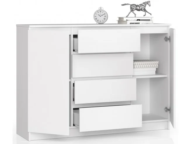 KOMODA K140 2D 4SZ CLP BIAŁY