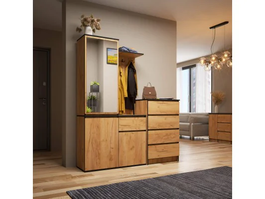 ZESTAW NA PRZEDPOKÓJ ENTRO PK DĄB CRAFT