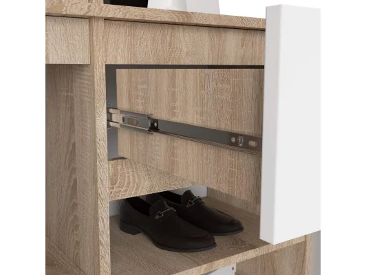 ZESTAW NA PRZEDPOKÓJ ENTRO PK DĄB SONOMA / BIAŁY