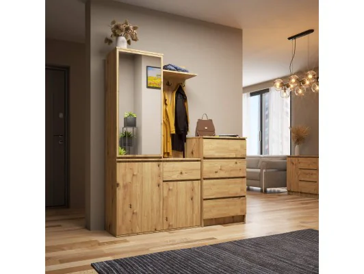 ZESTAW NA PRZEDPOKÓJ ENTRO PK DĄB ARTISAN