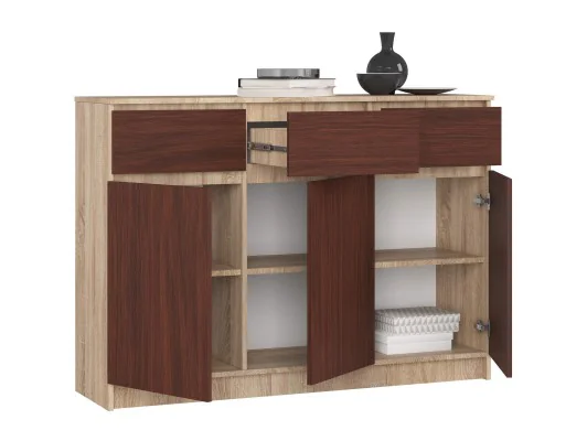 KOMODA K140 3D 3SZ CLP PK SONOMA / WENGE