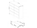KOMODA K 120 cm 8 SZUFLAD PK OLCHA