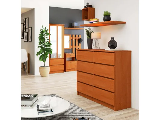 KOMODA K 120 cm 8 SZUFLAD PK OLCHA