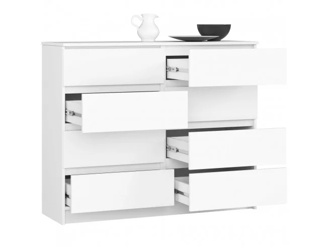 KOMODA K120 8SZ PK BIAŁA