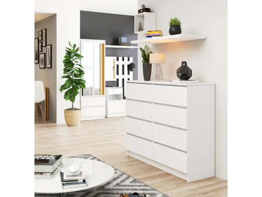 KOMODA K120 8SZ PK BIAŁA