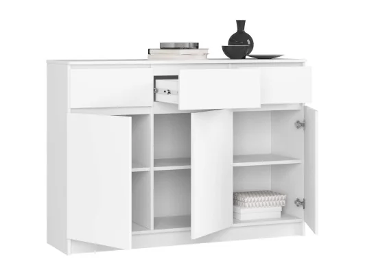 Zobacz KOMODA K140 3D 3SZ CLP PK BIAŁA KOMODA K140 3D 3SZ CLP PK BIAŁA