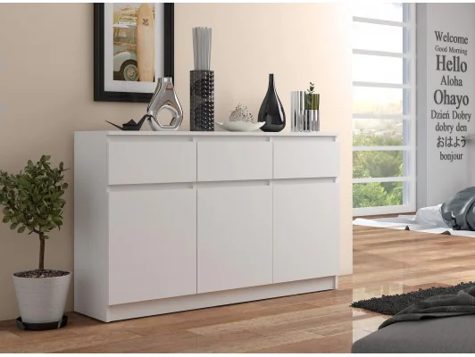 KOMODA K140 3D 3SZ CLP PK BIAŁA