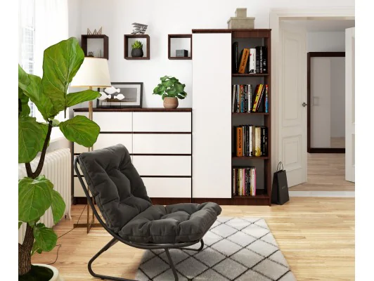 REGAŁ R80 1D 4P CLP VENGE / BIAŁY