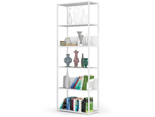 REGAŁ METALOWY LOFT 700 BIAŁY/BIAŁY