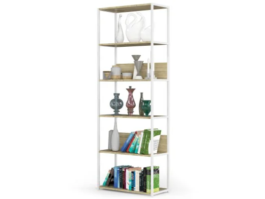 Zobacz REGAŁ METALOWY LOFT 700 BIAŁY/DĄB ARTISAN REGAŁ METALOWY LOFT 700 BIAŁY/DĄB ARTISAN