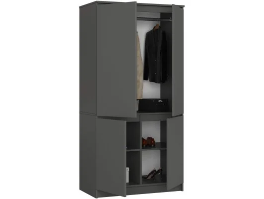 SZAFA S90 4D CLP GRAFIT SZARY