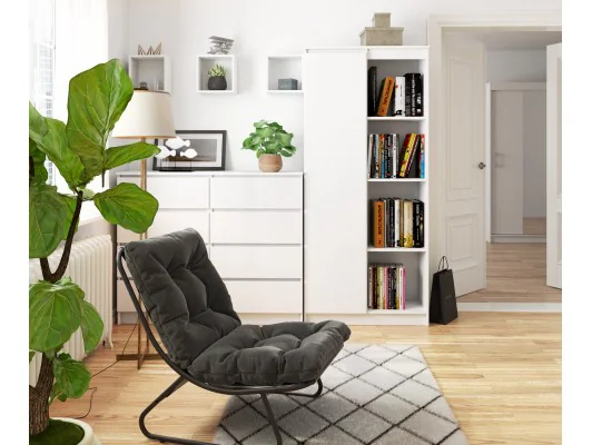 REGAŁ R80 1D 4P CLP BIAŁY