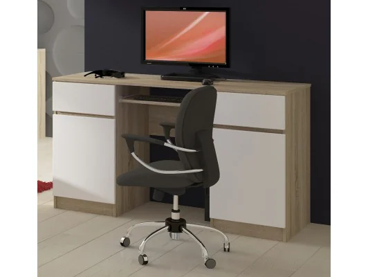 BIURKO CLP A5 2D 2SZ PK SONOMA / BIAŁE