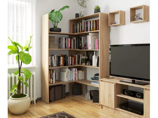 Regał przestawny TWIST - dąb sonoma