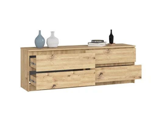 KOMODA K160 4SZ CLP PK DĄB ARTISAN