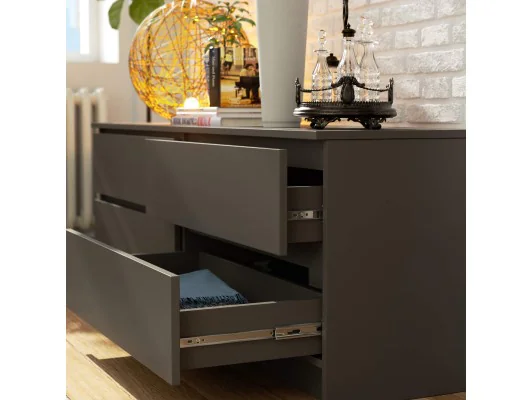 KOMODA K160 4SZ CLP PK GRAFIT SZARY