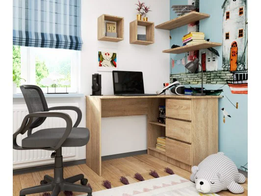 BIURKO NAROŻNE B16 CLP PRAWE PK SONOMA