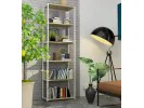 REGAŁ METALOWY LOFT 600 BIAŁY/DĄB ARTISAN