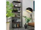 REGAŁ METALOWY LOFT 600 CZARNY/CZARNY