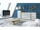 KOMODA K140 6SZ CLP DĄB SONOMA / BIAŁY
