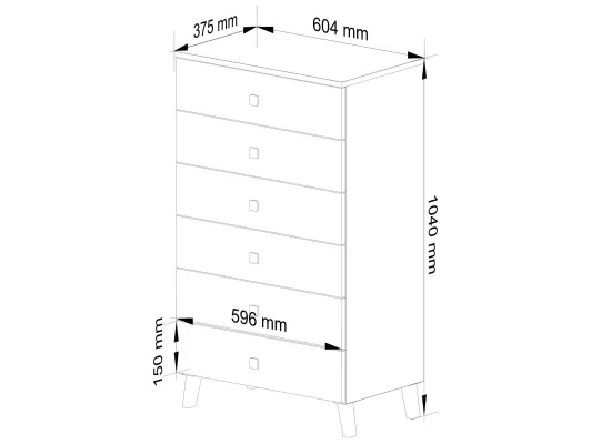 KOMODA MOBI K-06 KASZMIR ZŁOTO