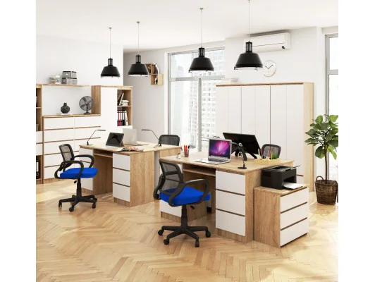 BIURKO A-11 CLP 6SZ PK SONOMA / BIAŁY