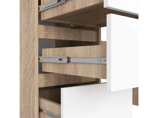 BIURKO A-11 CLP 6SZ PK SONOMA / BIAŁY